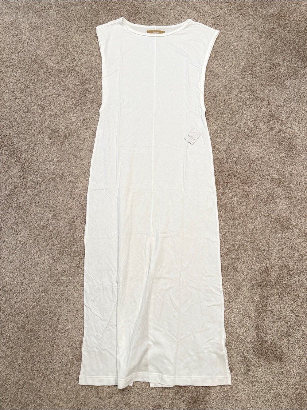 Women’s Free People Free-Est Drift Street Cotton Jersey Maxi Dress White Ivory